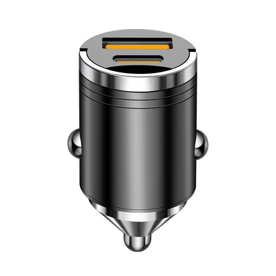 Car Charger Pd25W Converter Dual | Mobil şarj cihazları - bare-metal-opp-bag-pointed-alloy-pull-ring-super-fast-charging-pd30w