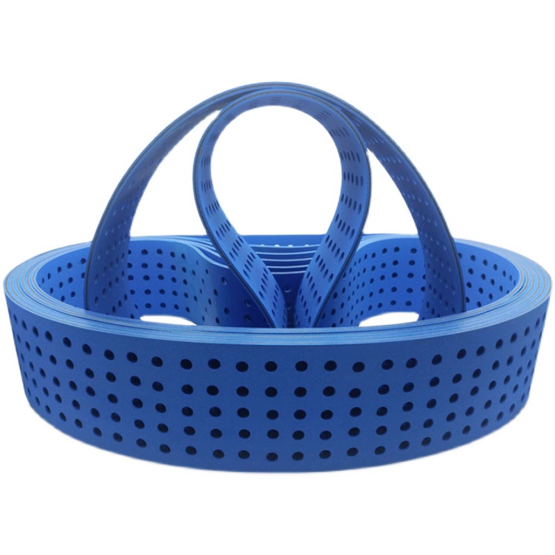 Двусторонняя синяя картонная машина с плоским ремнем, машина для подачи и монтажа бумаги, клейкая складная бумажная лента, конвейерная лента с двойной синей пленкой