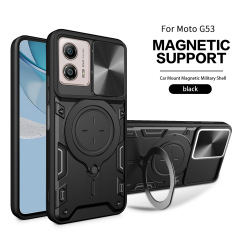 MOTOEDGE60PRO用クロスボーダー対応スライド式スマホケース EDGE60Fusionスタンド付きG85保護カバー