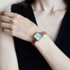 Small square watch, swiss watch, quartz watches, city style, simple and elegant design