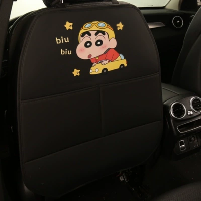 Car Anti-Kick Pad, Children's Cartoon Chair back anti-kick pad - black-background-heat-transfer-xiaoxin-long-anti-kick-pad-for-car-riding-one-piece