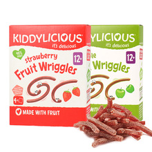 英国童之味草莓味水果条48g休闲零食苹果味果丹皮果肉条水果棒