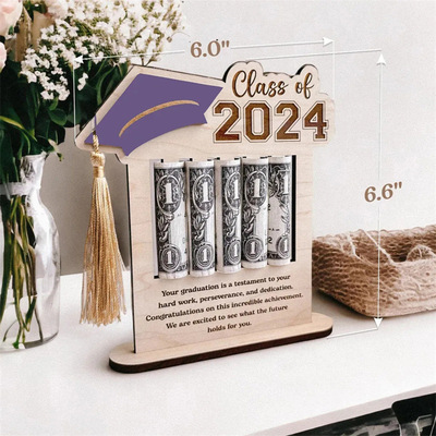 woodiness graduation Wallet graduation gift Wallet woodiness Wallet Graduation Money Holders