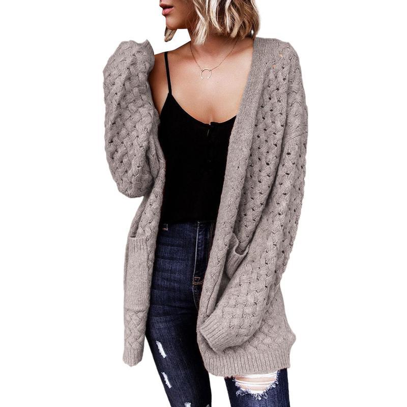 2025 nuevo cabello transfronterizo de moda casual de mujer cardigan de manga larga camisa de fondo grueso cabello transfronterizo