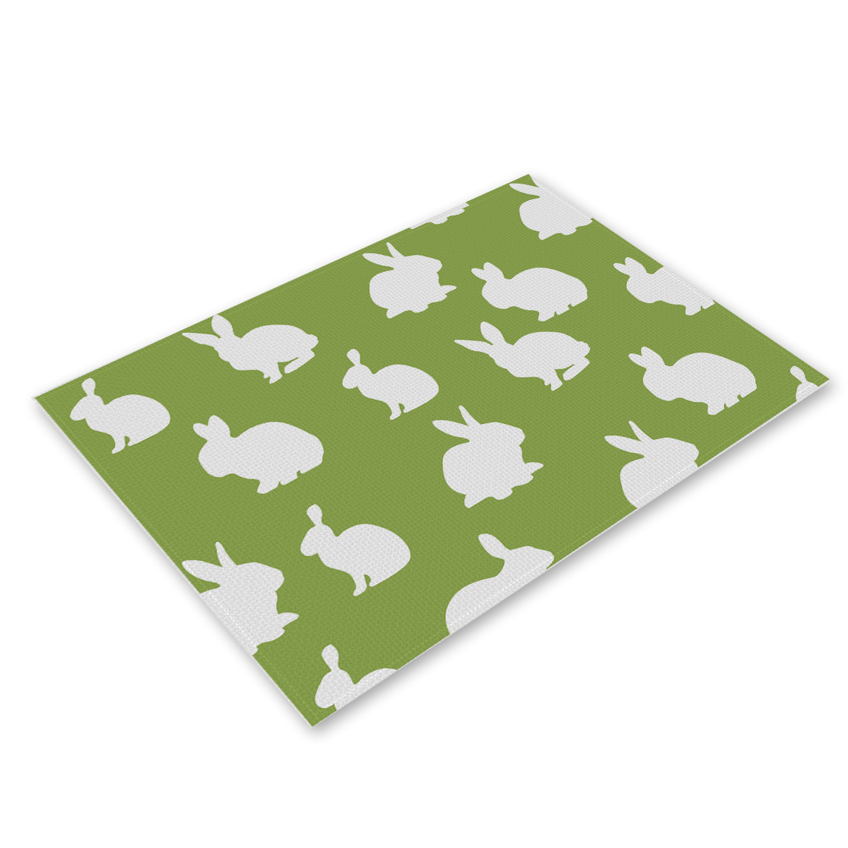 Amazon nuevo conejo mantel europeo y americano mantel de tela de Pascua decoración occidental mantel de lino resistente a las manchas al por mayor