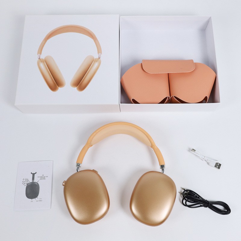 Generic Wireless Bluetooth Noise Cancelling Headphones MAX Gold