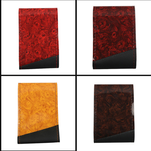 Wholesale Cross-border Manufacturer Hand-stitched Crystal Peach Wood Pattern Fashion Sports Car Steering Wheel Cover for All Seasons