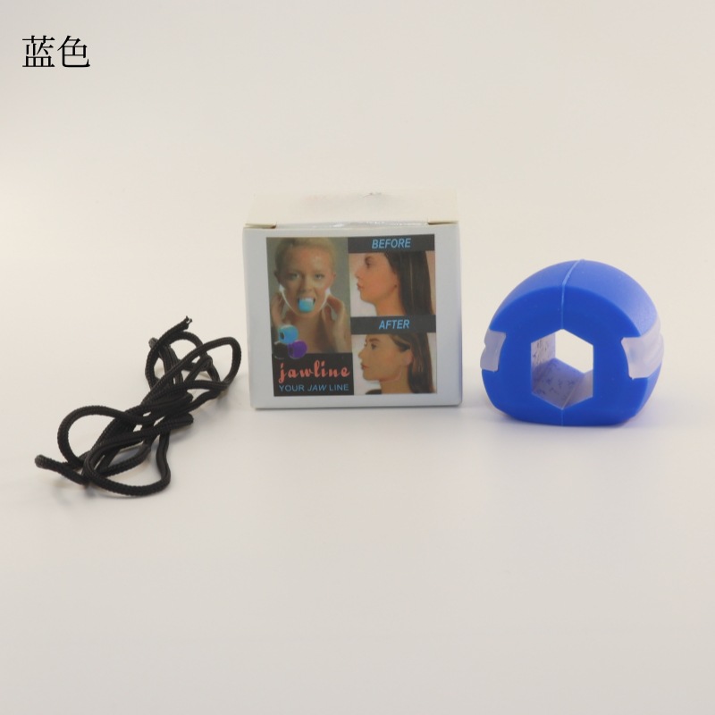 Jawline Exerciser Silicone Jaw Trainer for Facial Muscle Toning and Chewing Fitness Black key features