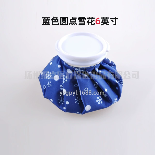 Blue dot snowflake 6 inches