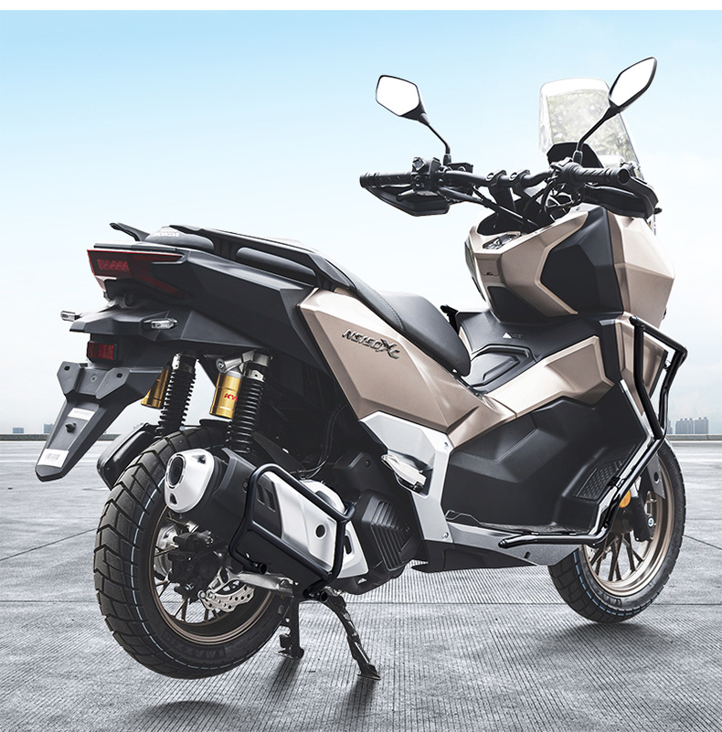 Suitable for Xin Da Zhou Honda Ns150Xc Bumper Exhaust Bar Anti-Fall Bar Water Tank Cover Exhaust Cover Modification Accessories