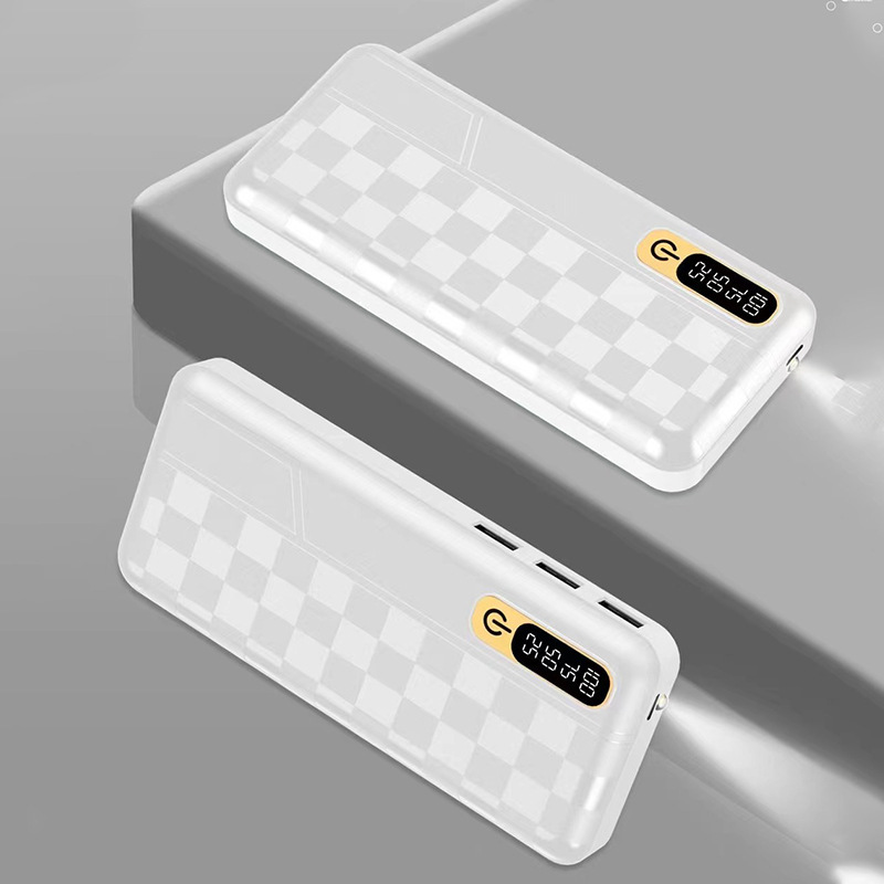 20000 mAh gran capacidad al aire libre portátil tesoro de carga fuente de alimentación móvil de tres entradas pantalla digital LED fabricantes en stock