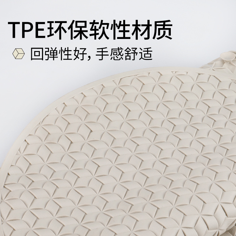 Alfombra de baño antideslizante 68X38TPE ventosa alfombra de bañera Mercedes-Benz color sólido baño Baño alfombra de baño alfombra de piso