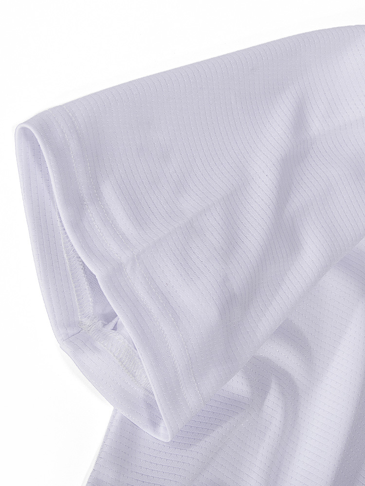 Camiseta deportiva de secado rápido, talla europea, cuello redondo, manga corta, diseño de puntos ligeros NK, ligera, transpirable, corte holgado, estilo familiar a juego, logotipo personalizado. image 6