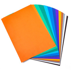 4-color hard cardboard greeting card paper card thickness 200g kindergarten children's handmade diy colored paper origami material