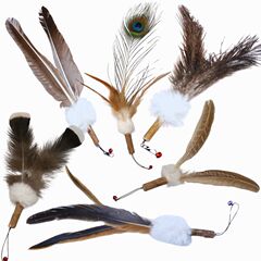 新商品の木天タミウサギの毛は羽を大きくして猫の棒を笑わせて頭を笑わせます。