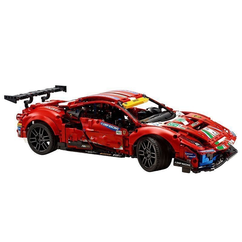 クロスボーダー 19019 Falarili 488 メカニカルセットレーシングモデル 40031 組み立てられた小粒子ビルディングブロックおもちゃ 88012|undefined