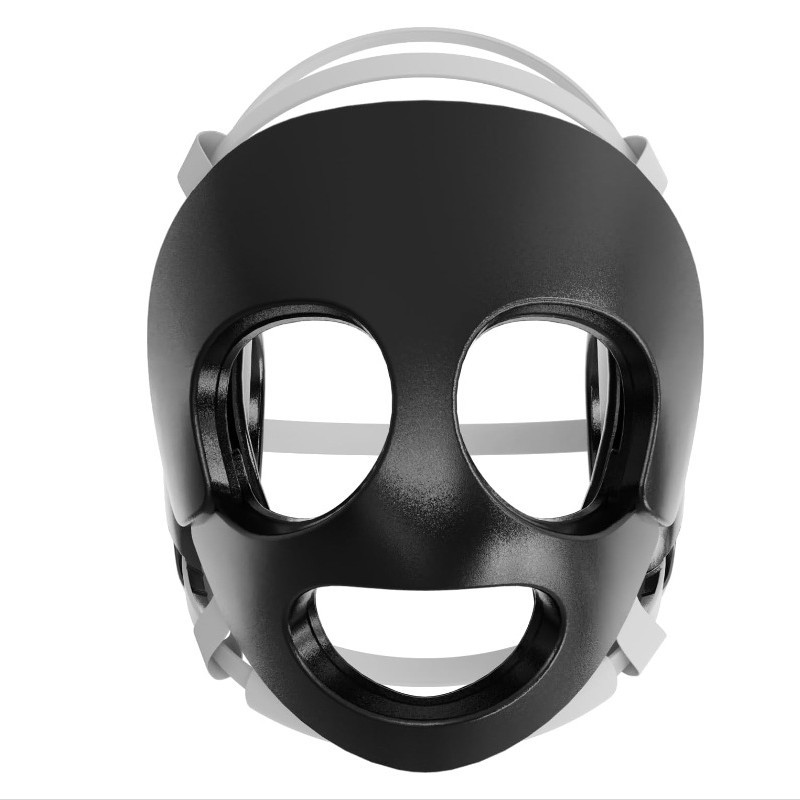 Factory NBR dipped wrestling ear protection Jiu-Jitsu UFC integrated combat ear protection MMA ear protection chin cushion mask