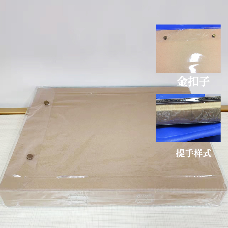 PVC de cuatro piezas bolsa de embalaje transparente colcha de cama embalaje textil doméstico ropa de cama bolsa de mano bolsa de almacenamiento plástico