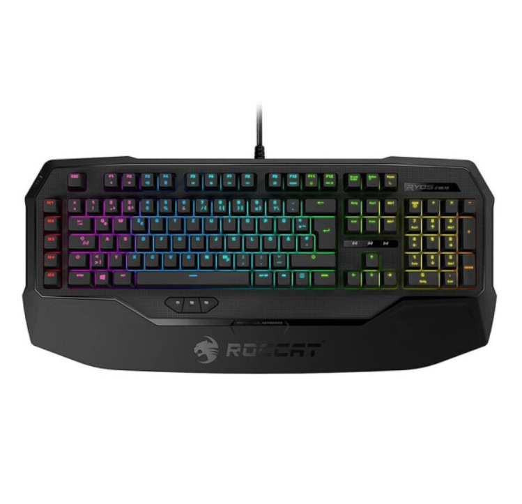ROCCAT/ice leopard Ryos MK FX Mechanical Gaming Keyboard full color cherry RGB tea shaft stock