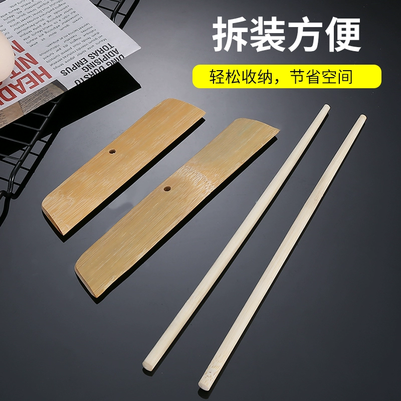 Блинный фруктовый инструмент, бамбуковая стрекоза, блинный бамбуковый скребок, бамбуковые грабли, яйцо, скребок для блинов, инструмент для блинов, бытовая лошадь, маленькая