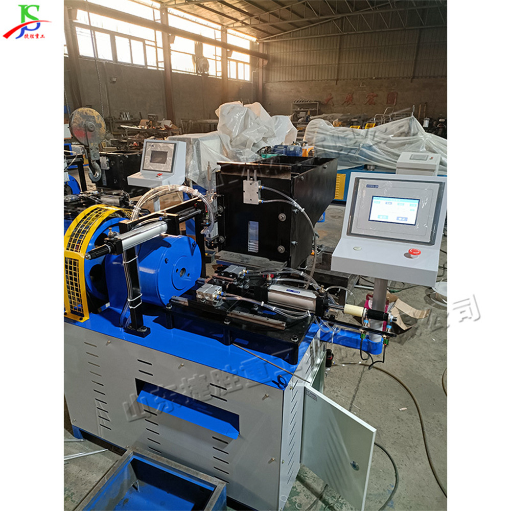 tubo de acero inoxidable máquina de retracción de tubo de metal máquina de alimentación automática de tubo cónico máquina de alimentación automática de tubo cónico equipo de producción de tubo especial de punta