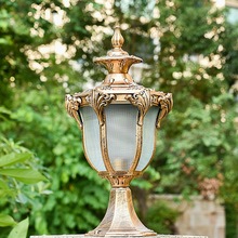 欧式围墙柱头灯庭院墙头门柱灯防水别墅花园大门柱子灯装饰灯具