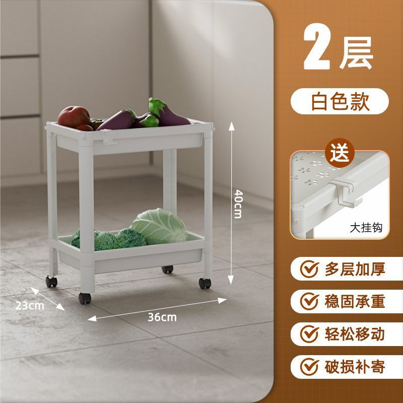 Baño, cocina, inodoro, estante multifuncional con ruedas, estante de almacenamiento de esquinas, sala de estar, estante de almacenamiento de pisos multicapa, sin image 17