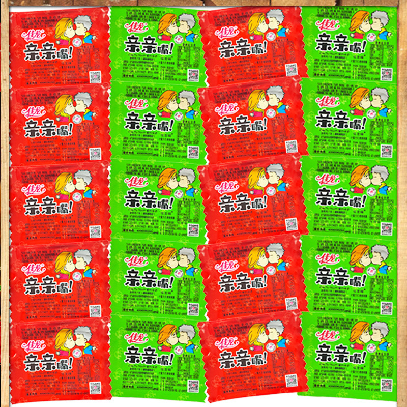 Kiss Kiss Latiao Spicy Snack Famous Netizen Leisure School Convenience Hot Flavor Vegetarian Gluten Product Jialong Kiss Burn Wholesale