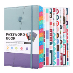 スポットクロスボーダーA5ストラップレターラベルパスワードブックウェブサイトアドレス電話管理ノートブックメモ帳
