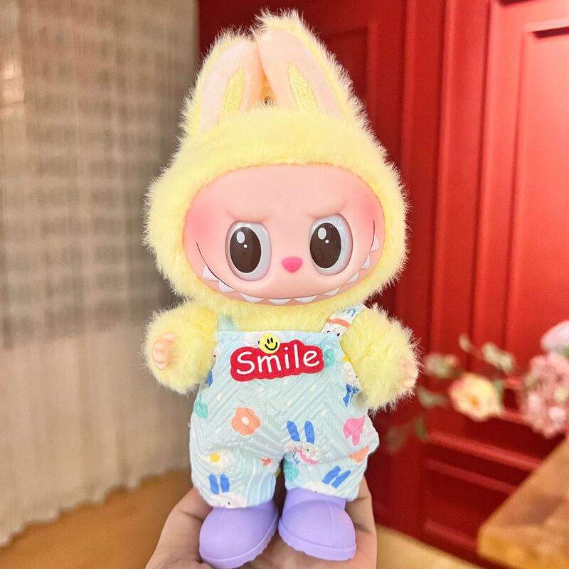 Labubu ベビー服装飾品ラブブ 17 センチメートル人形人形ドレスアップカジュアルスーツスカートぬいぐるみ服|undefined