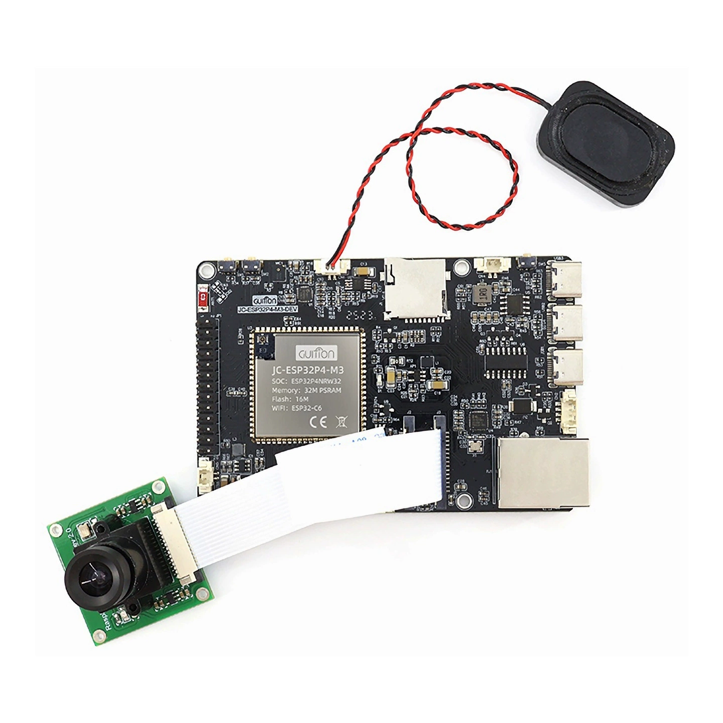 Плата разработки ESP32-P4 с двумя ядрами ESP32-C6, камера/двойной ядро RISC-V, 100 Мбит сетевой порт/экран DSI