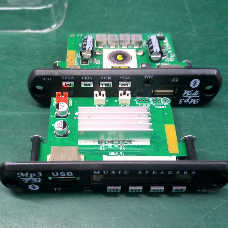 12V Bluetooth MP3 decodificador amplificador 2x60W amplificador de grabación de llamadas de audio placa base reproductor de dos canales de radio