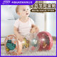 2024 New Early Childhood Educational Toys PVC Inflatable Infant Walkers Crawling Roller Toys with Bells