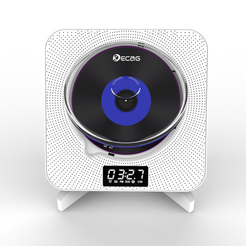 Kecag Wall-Mounted CD Player Home DVD High-Definition Disc Player Bluetooth English Learning Magnetofluid Sound Box