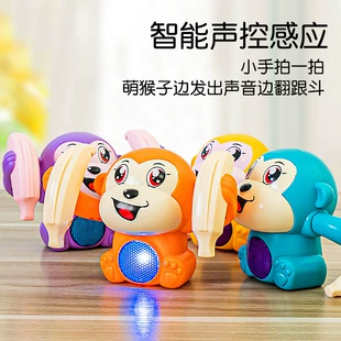 Электронная игрушка «Обезьянка-кувырок» со звуком