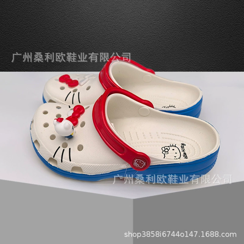 Кросс кошка KTCat пещерные туфли для девочек летом носить повседневные тапочки для родителей и детей Детские сандалии