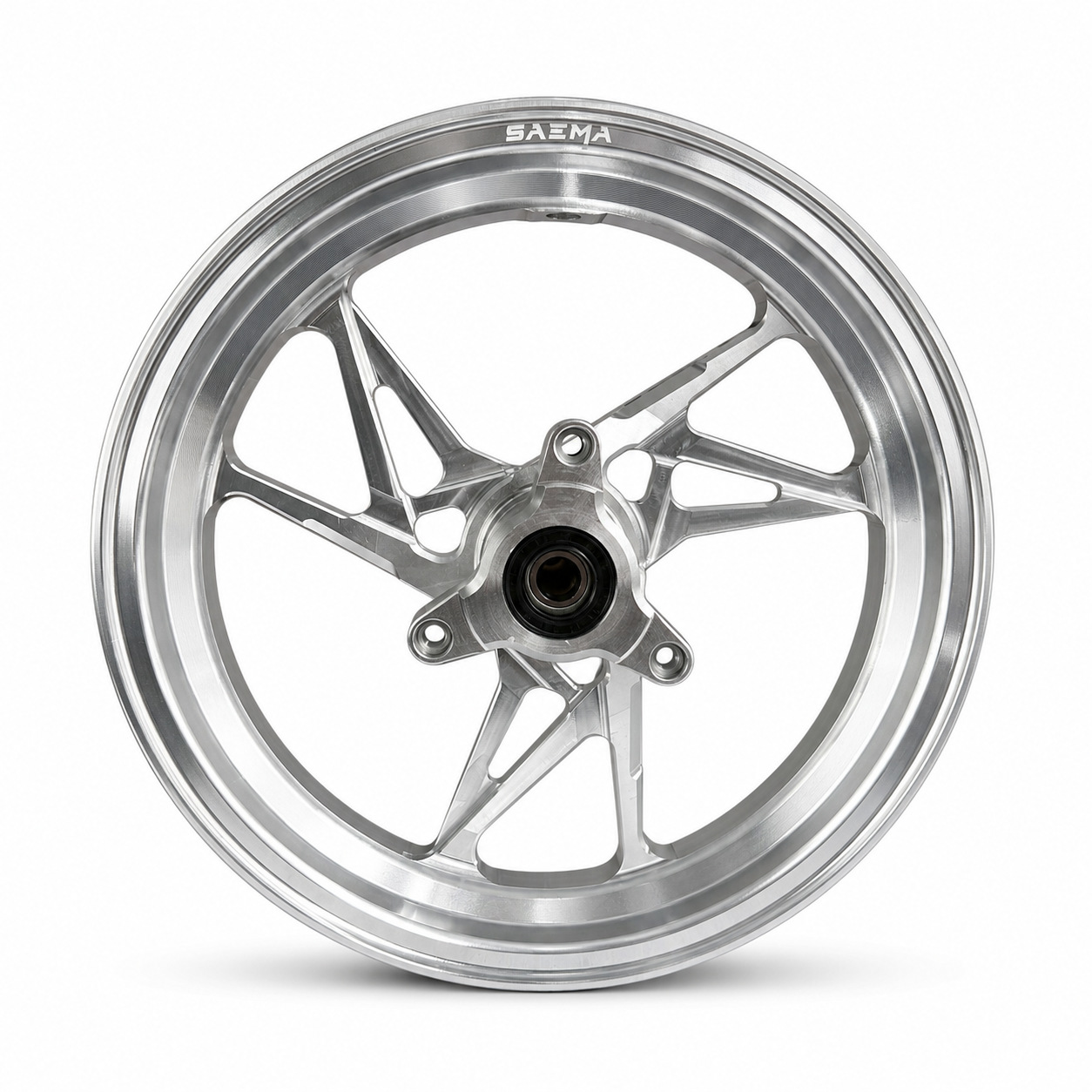 Modified 10-Inch 2.15 Aluminum Alloy Rims with 7.0 Hole Spacing for Niu Ninebot, Little Turtle, and Ghost Fire Off-Road Motorcycles