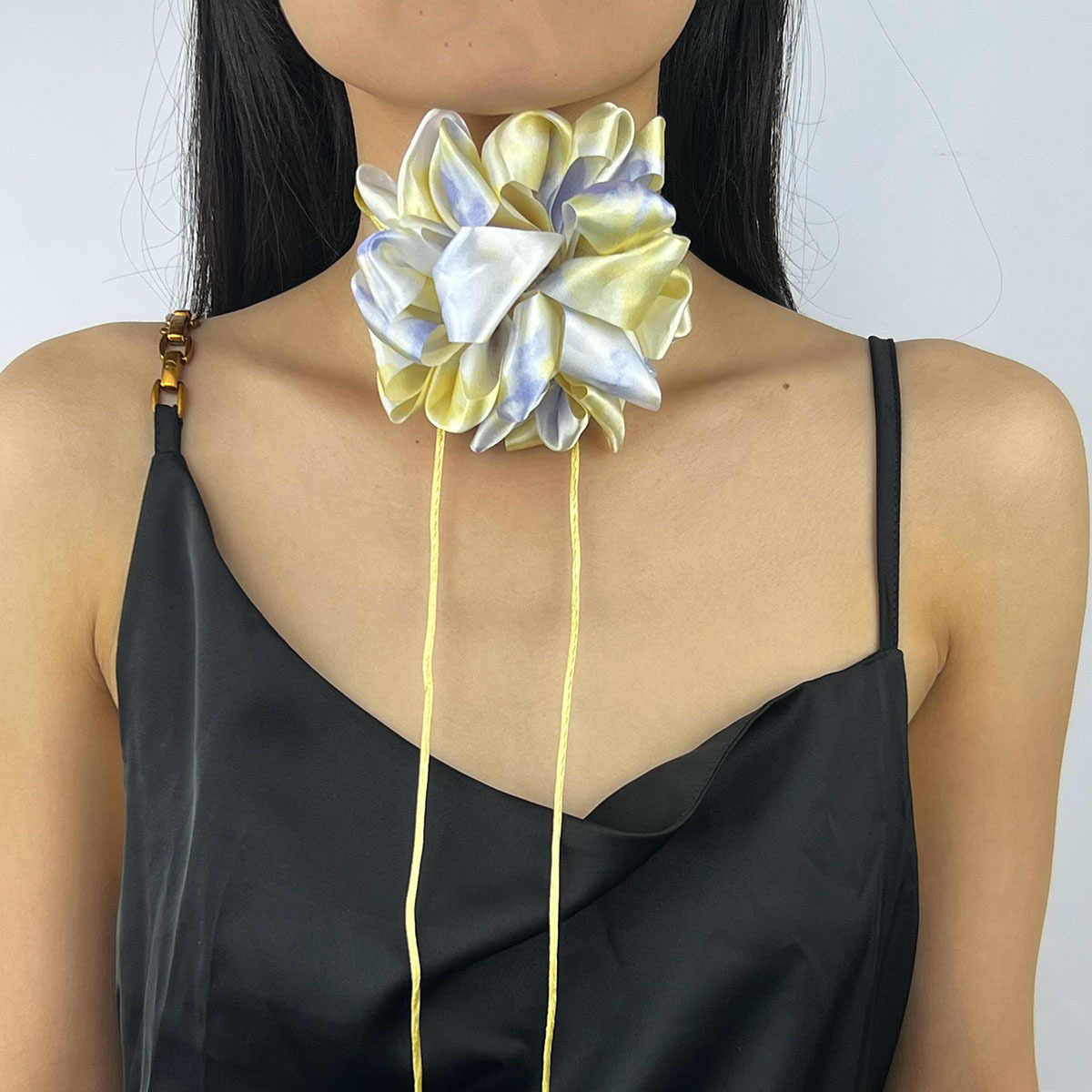 Elegant Flower Cloth Women's Choker display picture 7