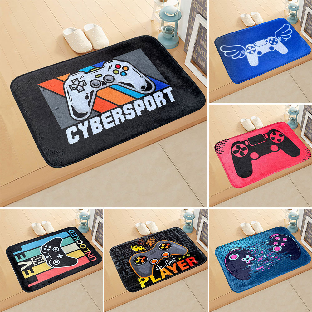 定制时尚地毯进门地垫儿童卧室主题卡通地毯门口卫浴吸水防滑脚垫