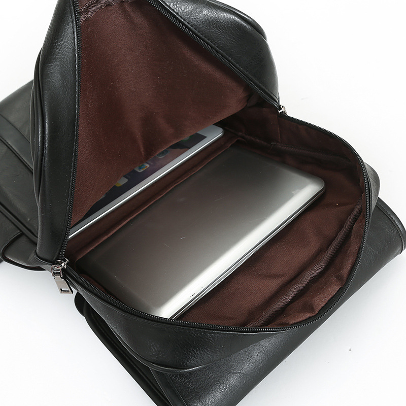 Retro Fashion Men's Travel Backpack - Inside View