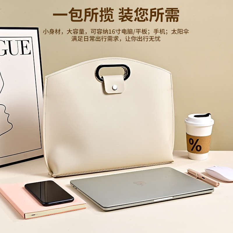 Naidun Computer Bag, Large Capacity, Wear-Resistant, Scratch-Resistant, Splash-Proof, Laptop and Tablet Handbag, Portable for Commuting