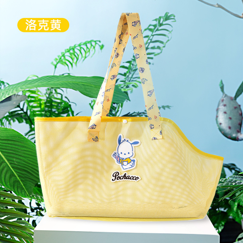 Los perros salen en primavera y verano, bolsa de malla transpirable conjunta para perros de orejas grandes, bolsa diagonal para gatos al aire libre, bolsa de gato para mascotas fresca