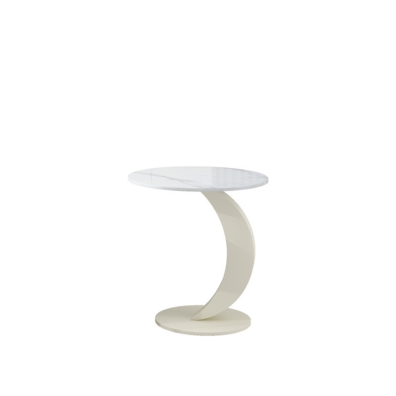 Sofá de salón de lujo, mesa lateral, balcón, pequeña mesa redonda, pequeña mesa creativa, simple mesa lateral doméstica