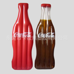 Source Factory Inflatable Coke Bottle Floating Row Pvc Water Inflatable Beverage Bottle Lounge Chair Floating Bed Advertising Floating Air Cushion