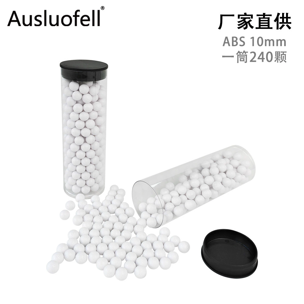 Оптовые поставки: в наличии аксессуары для гольфа, мини-мячики для гольфа из АБС-пластика, 10 мм, белые, прочные и устойчивые к падениям.