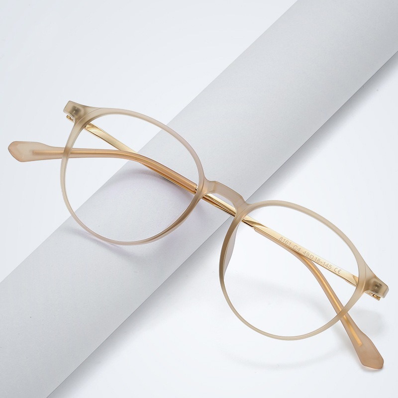 Espejos de marco retro ultraligeros con grado, gafas de marco simples anti-luz azul, gafas de negocios simples image 3