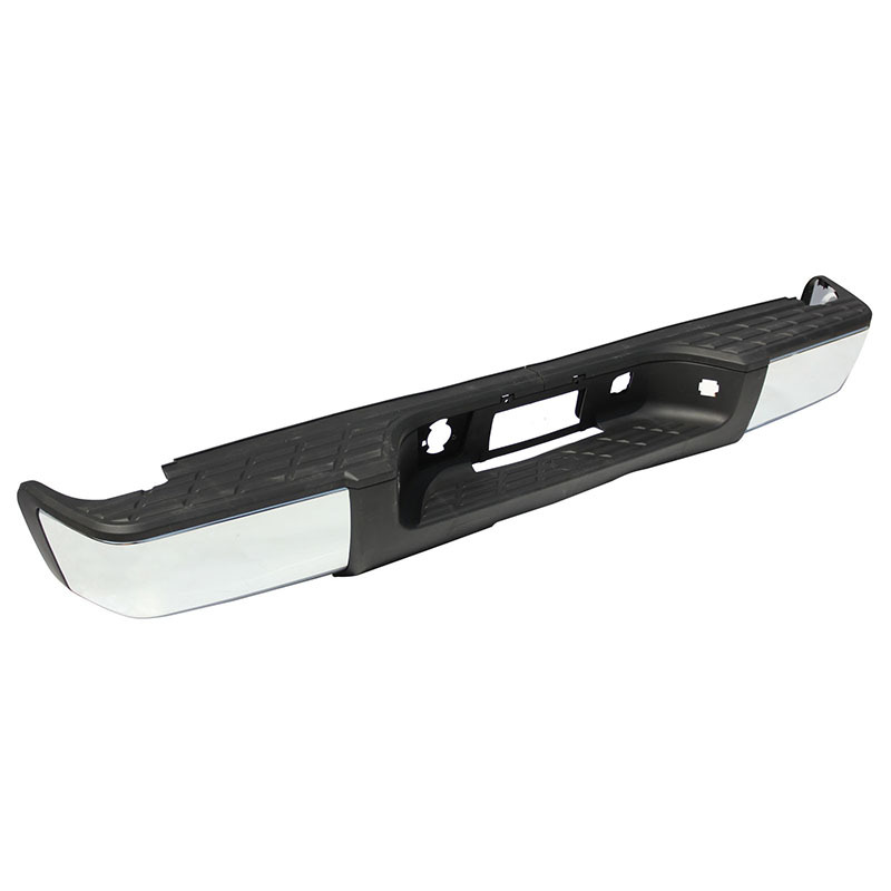 Aplicable a Chevrolet 08 - 13 Silverado parachoques traseros Solode original galvanizado sin agujeros