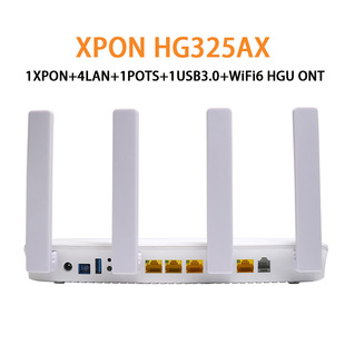 V·Sol-Hg325Ax-1Xpon+4Lan+1Pots+1Usb3.0+Wifi6 Hgu Onu Fiber Optic Modem