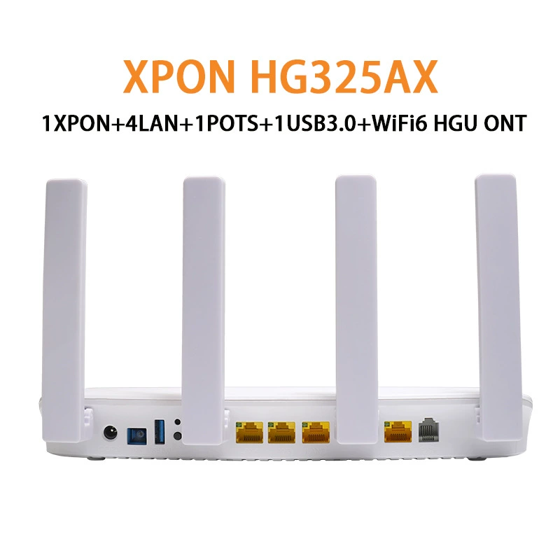 Оптический модем V·SOL-HG325AX-1XPON+4LAN+1POTS+1USB3.0+WiFi6 HGU ONU