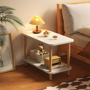 Small Table Sofa Side Table Simple Living Room Home Coffee Table Small Apartment Mini Square Table Rental House Bedside Changwan